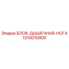 1310010900 БЛОК-ДЫШЕЧНАЯ-НОГА | Epiroc