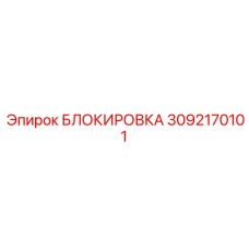 3092170101 БЛОКИРОВКА Epiroc
