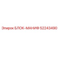52243490 БЛОК-МАНИФ Epiroc