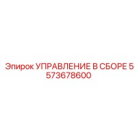 5573678600 УПРАВЛЕНИЕ В СБОРЕ Epiroc