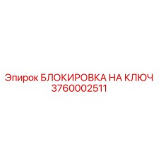 3760002511 БЛОКИРОВКА НА КЛЮЧ Epiroc
