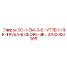 3760006005 БО-1-5М-5-ВНУТРЕННЯЯ-ТРУБА-В СБОРЕ-3PL Epiroc