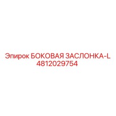 4812029754 БОКОВАЯ ЗАСЛОНКА-L Epiroc