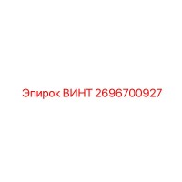 2696700927 ВИНТ Epiroc