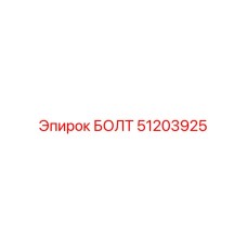51203925 БОЛТ Epiroc
