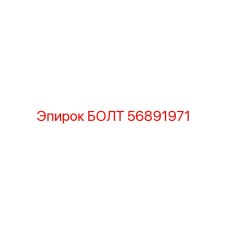 56891971 БОЛТ (Epiroc)