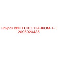 2695920435 ВИНТ С КОЛПАЧКОМ-1-1 Epiroc