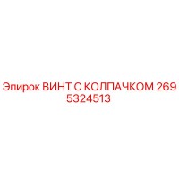 2695324513 ВИНТ С КОЛПАЧКОМ Epiroc