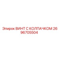2696705504 ВИНТ С КОЛПАЧКОМ Epiroc