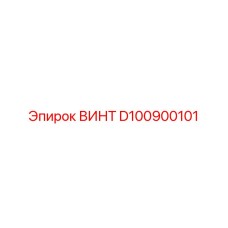 ВИНТ D100900101 Epiroc