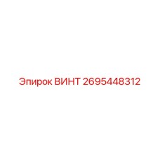2695448312 ВИНТ Epiroc
