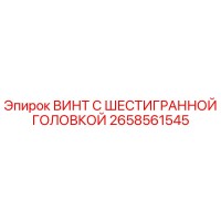 2658561545 ВИНТ С ШЕСТИГРАННОЙ ГОЛОВКОЙ Epiroc