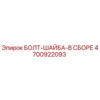 4700922093 БОЛТ-ШАЙБА-В СБОРЕ (Epiroc)