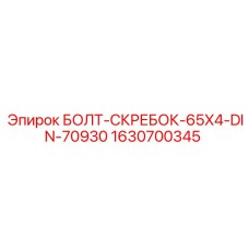 1630700345 БОЛТ-СКРЕБОК-65X4-DIN-70930 Epiroc