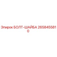 2658455810 БОЛТ-ШАЙБА Epiroc