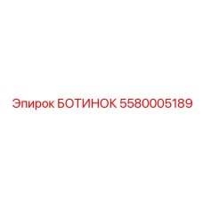 5580005189 БОТИНОК Epiroc