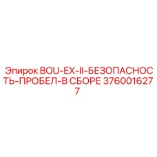 3760016277 BOU-EX-II-БЕЗОПАСНОСТЬ-ПРОБЕЛ-В СБОРЕ | Epiroc