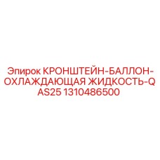 1310486500 КРОНШТЕЙН-БАЛЛОН-ОХЛАЖДАЮЩАЯ ЖИДКОСТЬ-QAS25 Epiroc