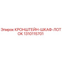 1310115701 КРОНШТЕЙН-ШКАФ-ЛОТОК Epiroc