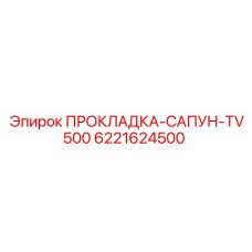6221624500 ПРОКЛАДКА-САПУН-TV500 Epiroc