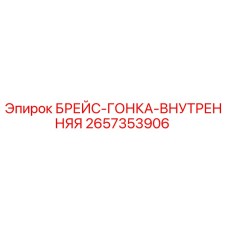 2657353906 БРЕЙС-ГОНКА-ВНУТРЕННЯЯ Epiroc