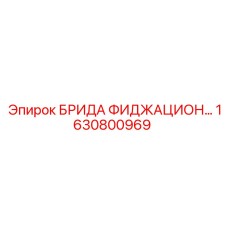 БРИДА ФИДЖАЦИОН 1630800969 для соединений буровых систем Epiroc