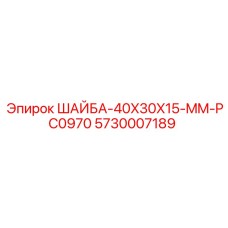 5730007189 ШАЙБА-40X30X15-MM-PC0970 Epiroc