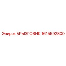 1615592800 БРЫЗГОВИК Epiroc