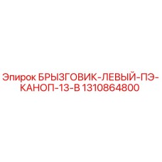 1310864800 БРЫЗГОВИК-ЛЕВЫЙ-ПЭ-КАНОП-13-В by Epiroc
