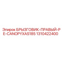 1310422400 БРЫЗГОВИК-ПРАВЫЙ-PE-CANOPYXAS185 Epiroc