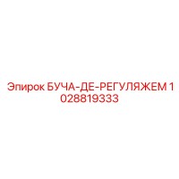 1028819333 БУЧА-ДЕ-РЕГУЛЯЖЕМ Epiroc