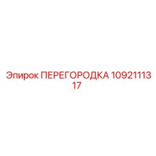 1092111317 ПЕРЕГОРОДКА Эпирок