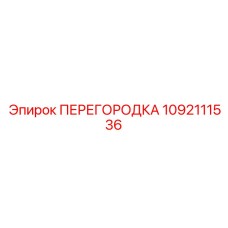 1092111536 ПЕРЕГОРОДКА Эпирок