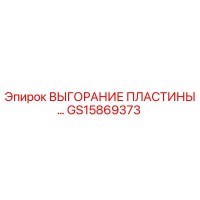 GS15869373 ВЫГОРАНИЕ ПЛАСТИНЫ Epiroc
