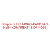 1310714065 BUSCH-0040-КАПИТАЛЬНЫЙ-КОМПЛЕКТ Epiroc