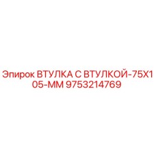 9753214769 ВТУЛКА С ВТУЛКОЙ-75X105-MM Epiroc