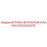 9753203278 ВТУЛКА-ВПУСКНОЙ-КЛАПАН Epiroc