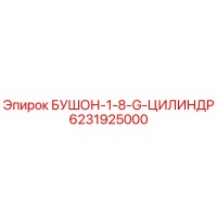 6231925000 БУШОН-1-8-G-ЦИЛИНДР Epiroc