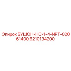6210134200 БУШОН-HC-1-4-NPT-02061400 | Epiroc