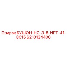 6210134400 БУШОН-HC-3-8-NPT-41-8015 Эпирок