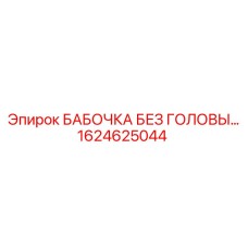 Изображение бабочки без головы Epiroc с номером 1624625044