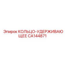 CA144871 КОЛЬЦО-УДЕРЖИВАЮЩЕЕ Epiroc