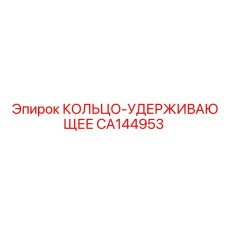 CA144953 КОЛЬЦО-УДЕРЖИВАЮЩЕЕ Epiroc