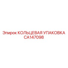 CA147098 КОЛЬЦЕВАЯ УПАКОВКА Epiroc