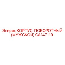 CA147119 КОРПУС-ПОВОРОТНЫЙ (МУЖСКОЙ) Epiroc