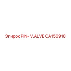 CA156918 PIN- V.ALVE by Epiroc
