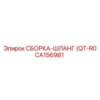 CA156981 СБОРКА-ШЛАНГ (QT-R0) Epiroc