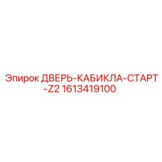 1613419100 ДВЕРЬ-КАБИНА-СТАРТ-Z2 Epiroc