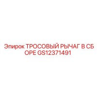 GS12371491 ТРОСОВЫЙ РЫЧАГ В СБОРЕ Epiroc