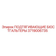 3719006735 ПОДТЯГИВАЮЩИЕ БЮСТГАЛЬТЕРЫ Epiroc